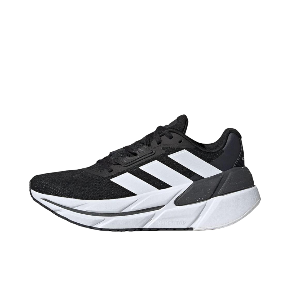 推荐商品：adidas Adistar CS 马拉松 防滑耐磨 网布透气 潮流休闲 长跑 支撑 耐穿 织物 跑鞋 黑色/灰色/白色