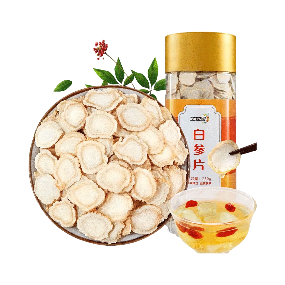 推荐商品：CBM GINSENG/长白山人参 白参片 罐装
