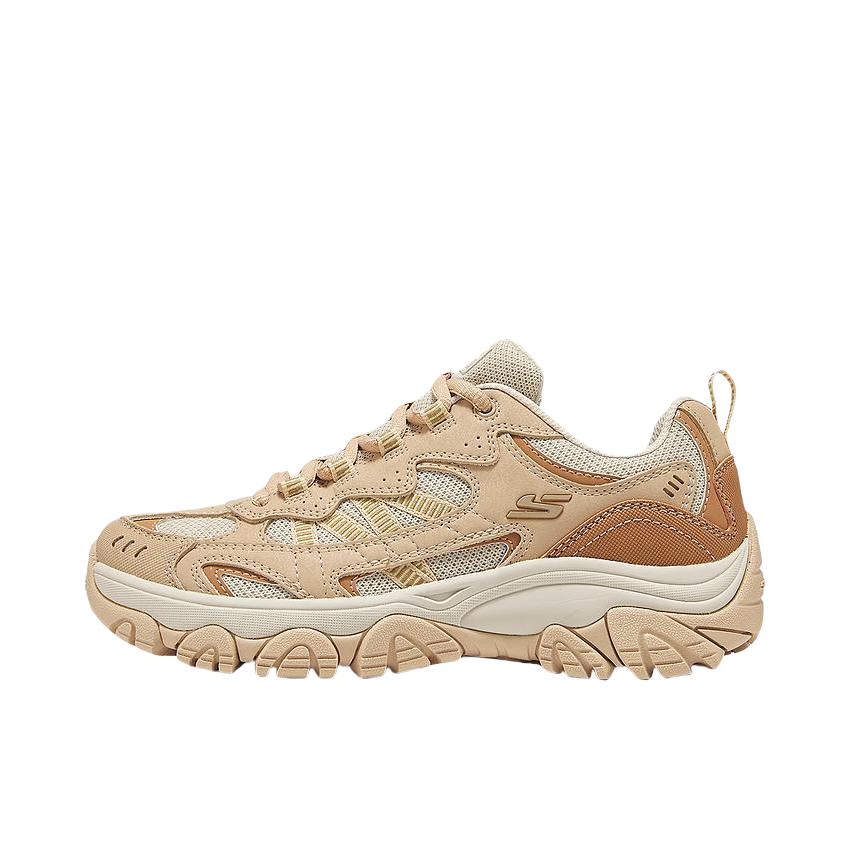推荐商品：Skechers/斯凯奇 醒山2.0 户外鞋 登山鞋 徒步鞋 越野跑鞋 抓地耐磨休闲厚底 女款/褐色