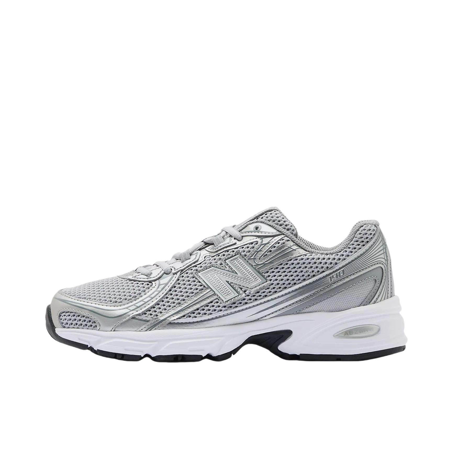 推荐商品：New Balance 740 跑鞋 增高防滑耐磨透气低帮系带拼接圆头千禧风贴合支撑耐穿 D宽/银色