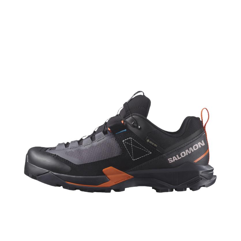 推荐商品：Salomon/萨洛蒙 X Ultra Alpine GTX 防水 防滑耐磨 抽绳 圆头 户外鞋 徒步鞋 黑色/橙色