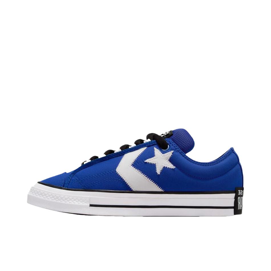 推荐商品：Converse/匡威 Star Player 76 帆布鞋 防滑耐磨舒适轻便易穿圆头百搭复古支撑 蓝色/白色/黑色  