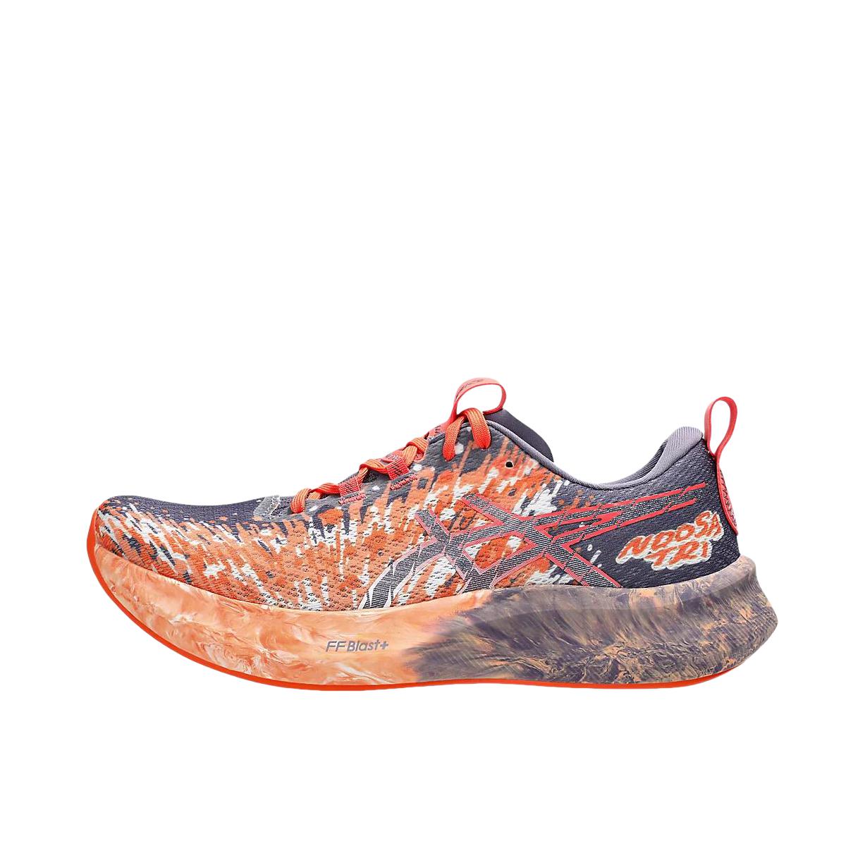 推荐商品：Asics/亚瑟士 Noosa Tri 16 跑鞋 缓震支撑网布透气防滑耐磨舒适轻量回弹圆头竞速织物抓地 红色/紫色