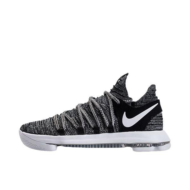 推荐商品：Nike KD 10 舒适缓震 防滑耐磨 轻便透气 实战 圆头 百搭 系带 篮球鞋 Oreo 奥利奥