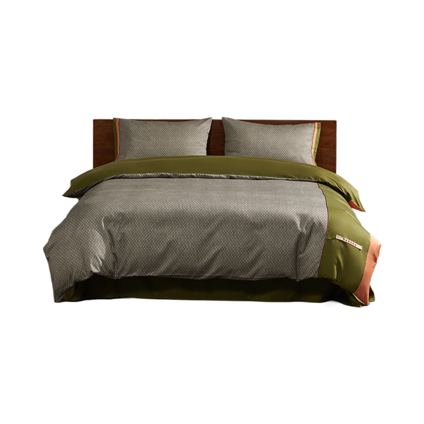 推荐商品：CASUCA 60S BOHO系列 帕利斯天丝棉磨毛四件套学生宿舍被单枕套被套