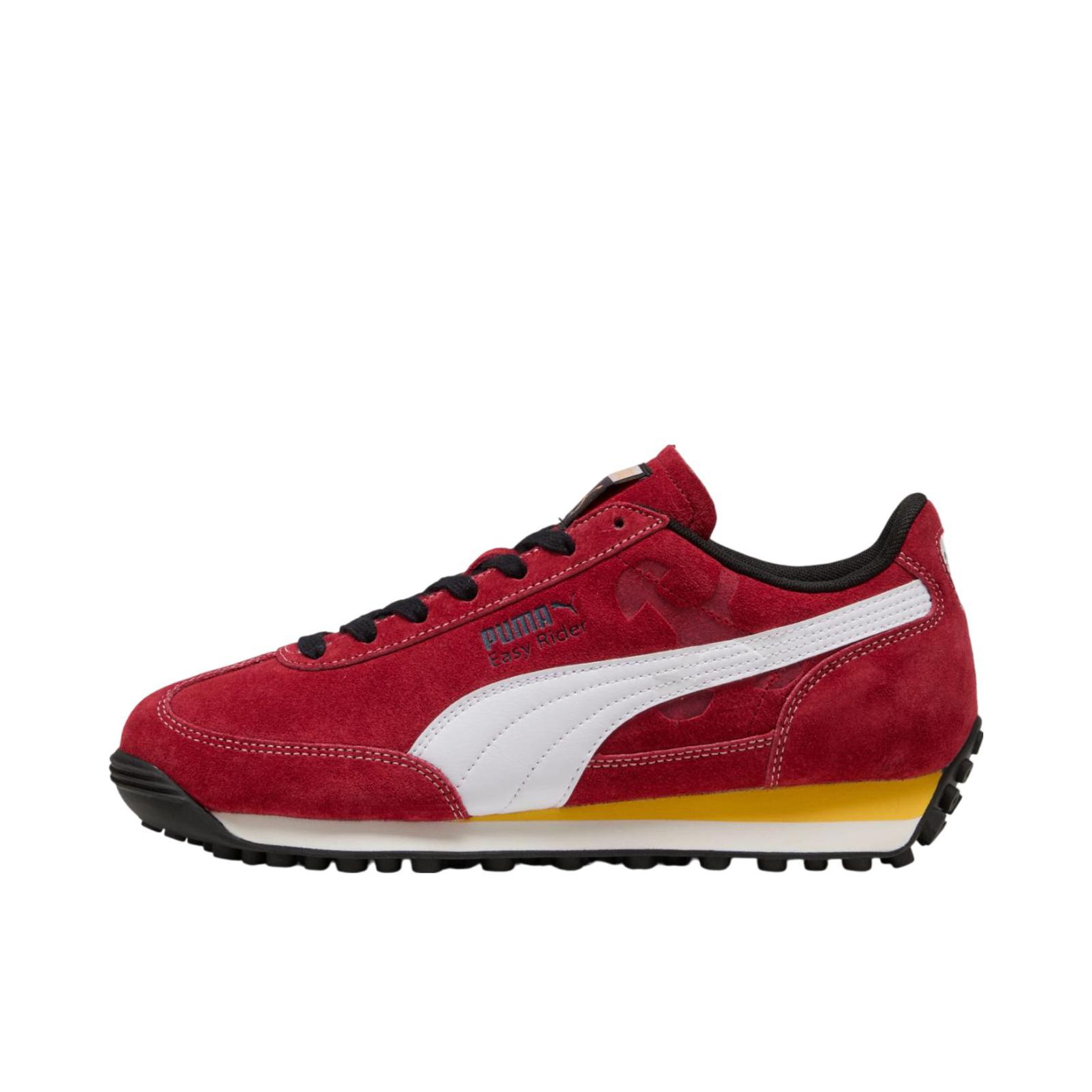 推荐商品：Puma/彪马 Easy Rider 防滑耐磨 减震 复古 轻便舒适 T头鞋 德训鞋 运动休闲鞋 低帮/红色