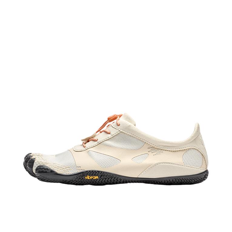 推荐商品：Vibram Ksoevo 普拉提 防滑耐磨 舒适透气 简约 健身 室内外 田径 五指 训练鞋 象牙色/黑色 