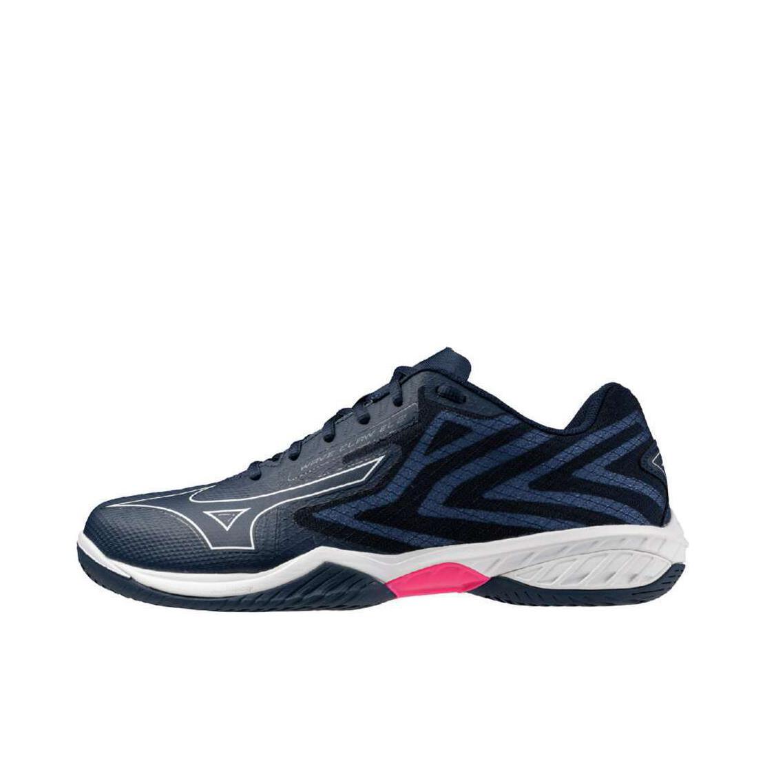 推荐商品：Mizuno/美津浓 Wave Claw El 2 稳定支撑 缓冲 羽毛球鞋 蓝色