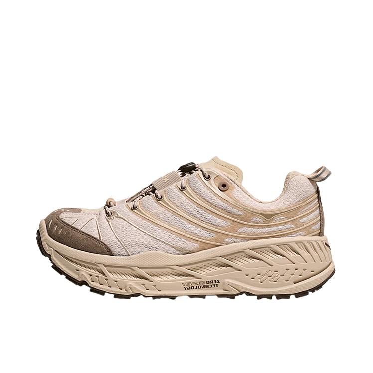 推荐商品：HOKA ONE ONE  Stinson Evo OG  舒适缓震  低帮 越野鞋 系带 防滑耐磨 百搭  跑鞋 燕麦色/橡木白