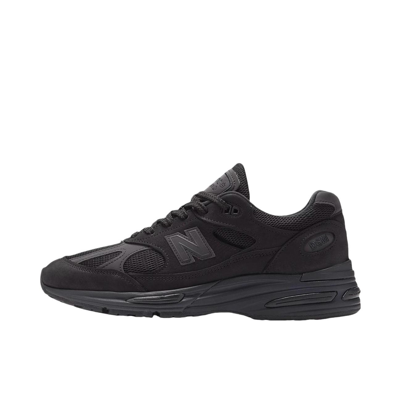 推荐商品：New Balance 991 v2 跑鞋 防滑耐磨网布透气绒面皮合成革舒适圆头复古贴合 Dover Street Market联名/黑色
