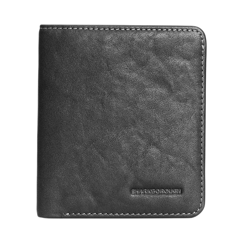 推荐商品：sharkborough 常规短款横款竖款商务休闲潮流时尚轻便超薄植鞣牛皮皮夹钱夹卡包钱包