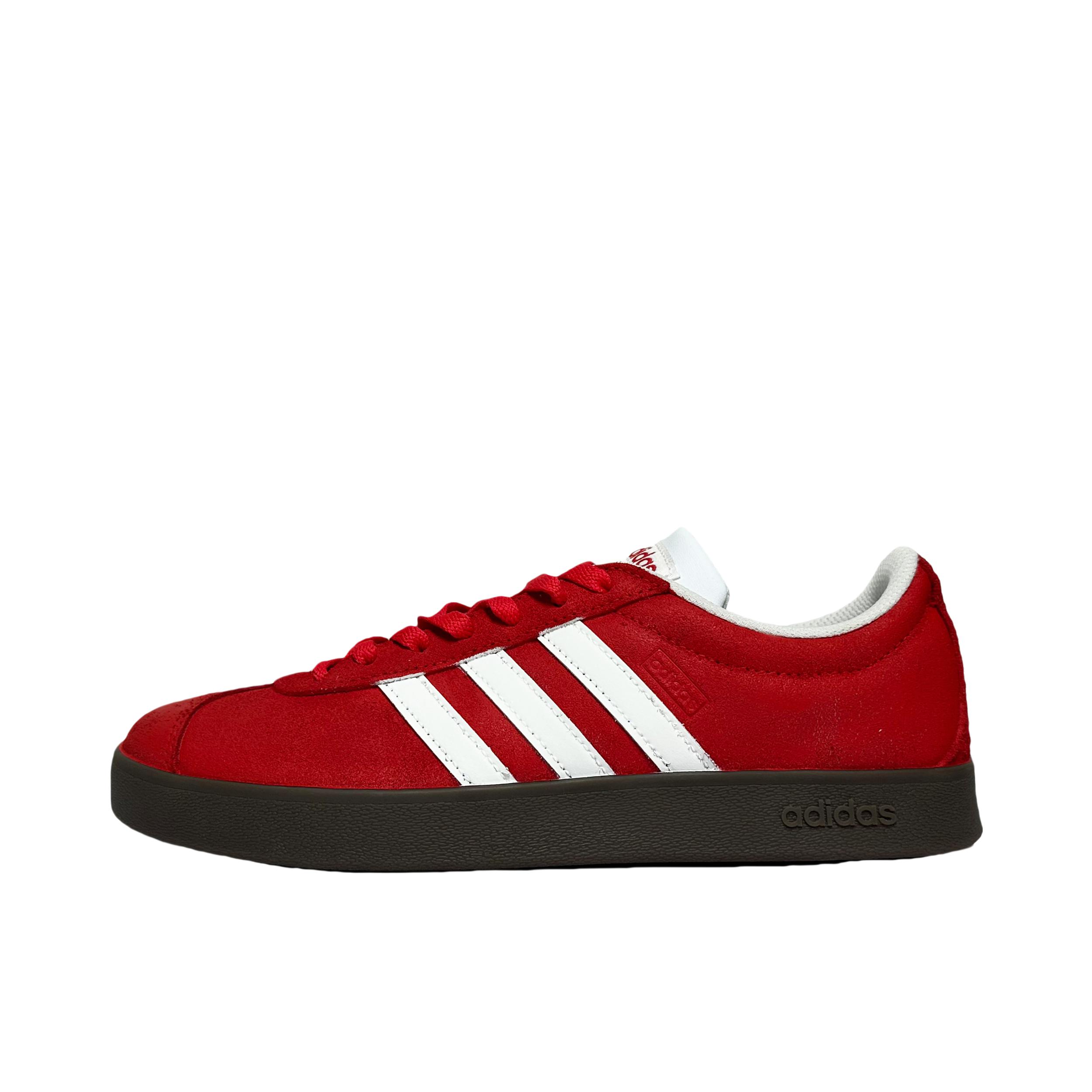 推荐商品：【定制球鞋】Adidas neo VL Court 2.0 德训鞋 板鞋 复古轻便耐磨芭蕾风甜美文艺抗冲击性防水 砖红色 