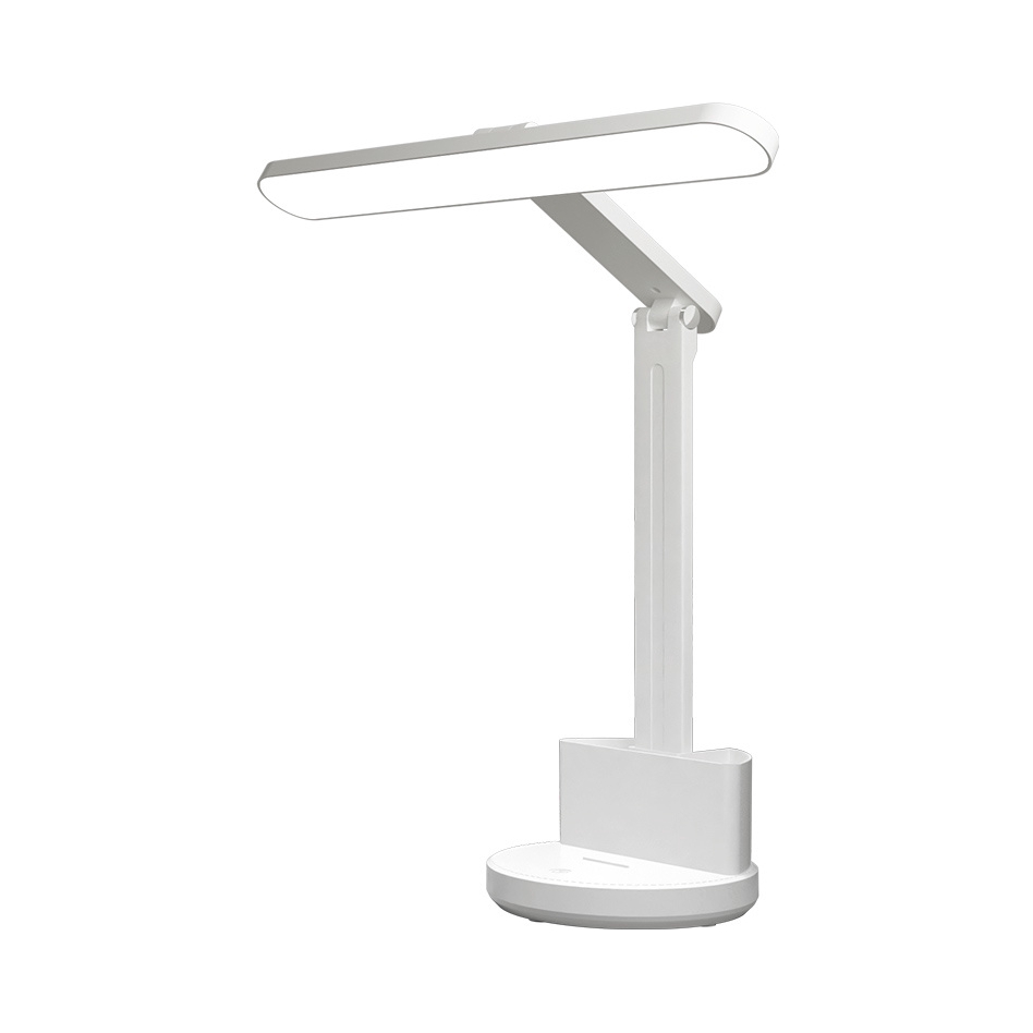 推荐商品：乐居宝 多功能笔筒护眼台灯 智能无极调光可折叠