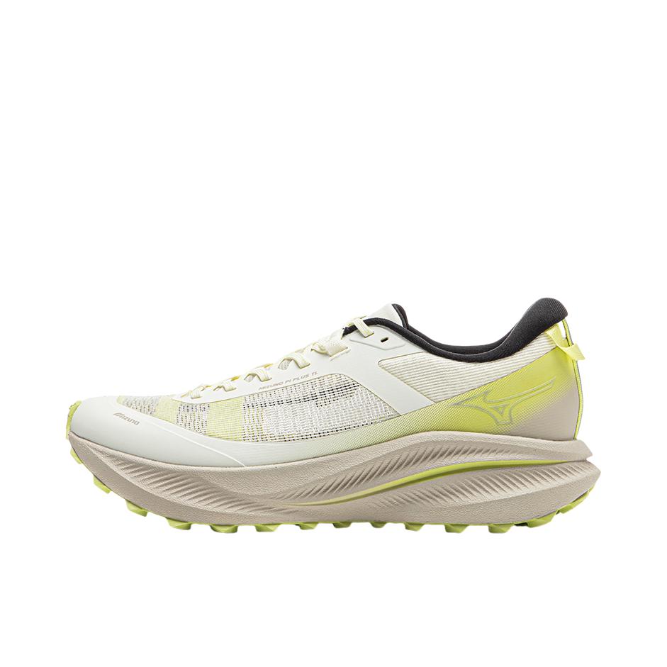 推荐商品：Mizuno/美津浓 PI PLUS TL 厚底 透气 缓震 越野跑鞋 棉色/橡木灰/黄色