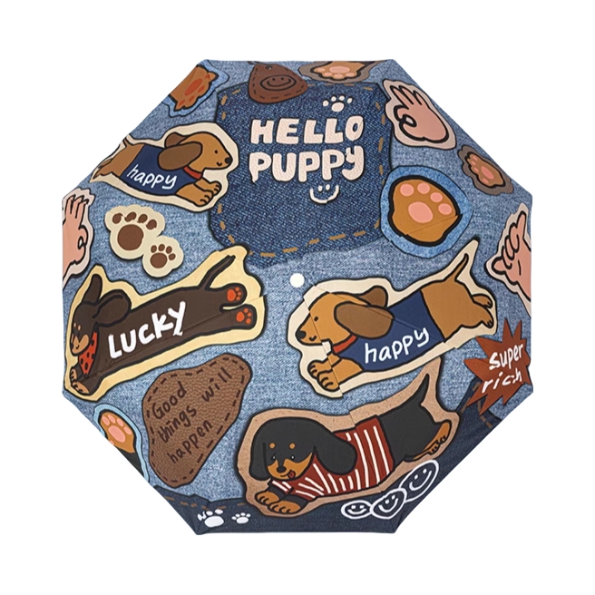 推荐商品：歌妮莎 三折 黑胶 全自动晴雨伞