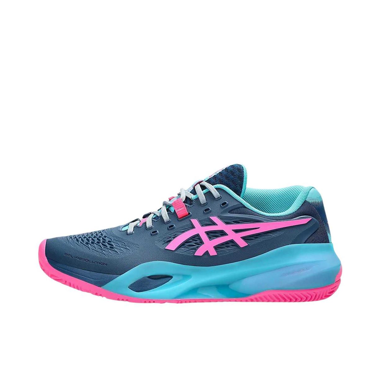 推荐商品：Asics/亚瑟士 Gel-Resolution X 防滑 耐磨 低帮 网球鞋 蓝色/粉色