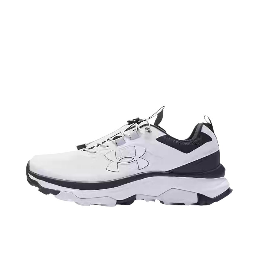 推荐商品：Under Armour/安德玛 运动休闲鞋 越野跑鞋 织物减震防滑耐磨 4338017 黑色/灰色/白色