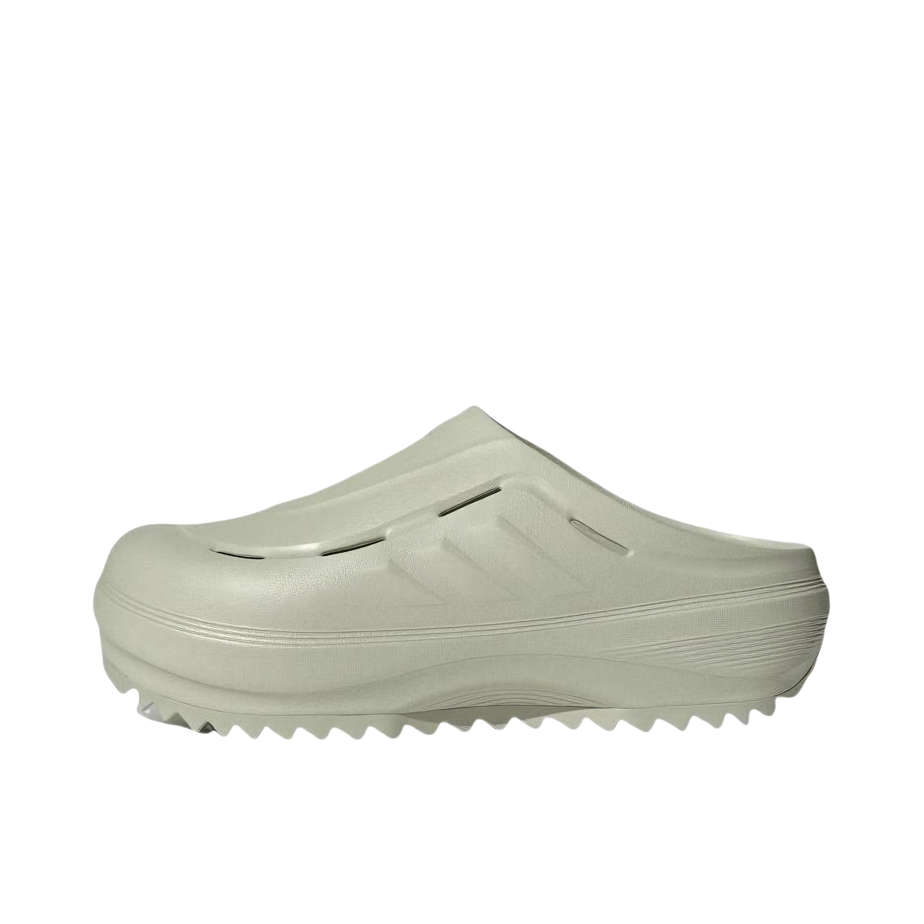 推荐商品：adidas OZWAVE CLOG 轻运动 稳定 缓震 回弹 厚底 拖鞋 亮光绿/亮柠檬黄