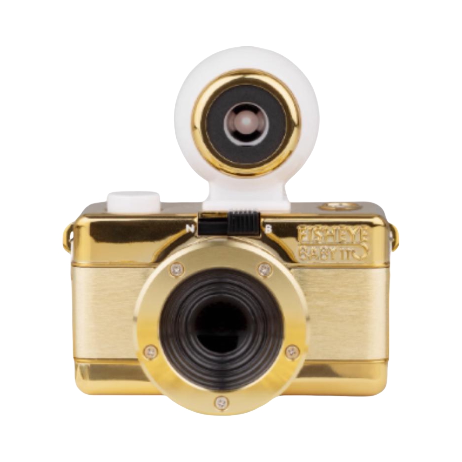 推荐商品：LOMOGRAPHY/乐魔 Fisheye Baby 110 迷你鱼眼镜头胶片相机 超广大视角 随性拍摄