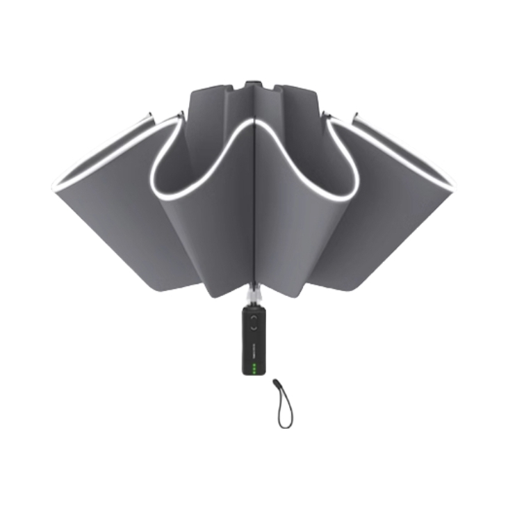 推荐商品：rumbrella/日全时 三折 聚酯纤维 晴雨伞 全自动防紫外线 RE3112104