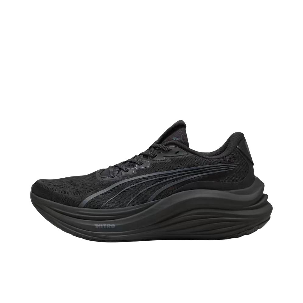 推荐商品：Puma/彪马 MagMax NITRO 柔软 防滑 低帮 系带 跑鞋 全黑色