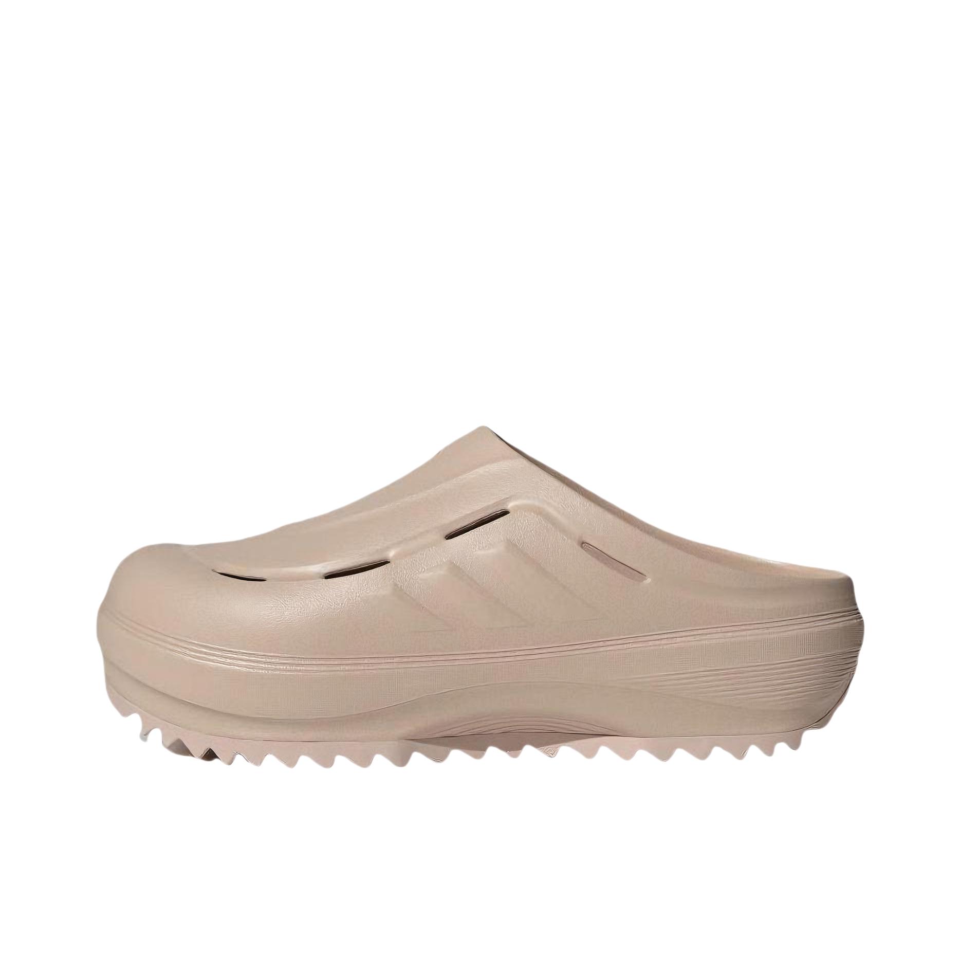 推荐商品：adidas OZWAVE CLOG 轻运动 稳定 缓震 回弹 厚底 拖鞋 奇迹灰褐棕
