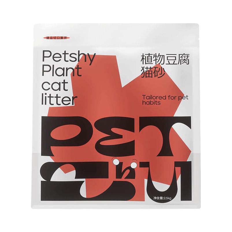 推荐商品：petshy 强吸水不粘底低尘除臭木薯豆腐混合猫砂