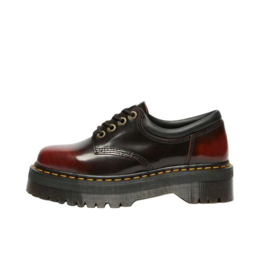 推荐商品：Dr.Martens 马汀博士 8053 时尚休闲 简约英伦风 圆头 马丁单鞋英伦风 黑色/棕色1.0