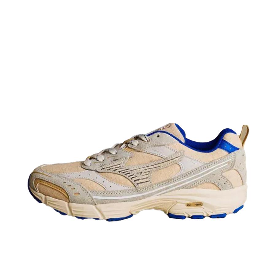 推荐商品：Mizuno/美津浓 MXR OG 防滑 低帮 休闲 坡跟 运动休闲鞋 WIND AND SEA联名/浅棕色