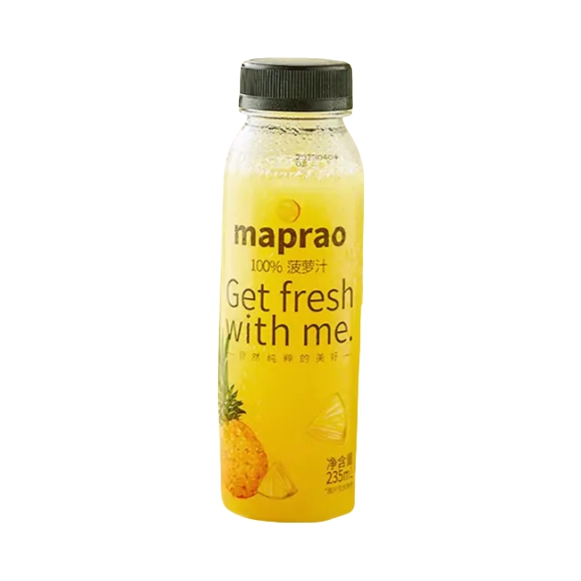 推荐商品：maprao 100%菠萝汁 235ml 瓶装