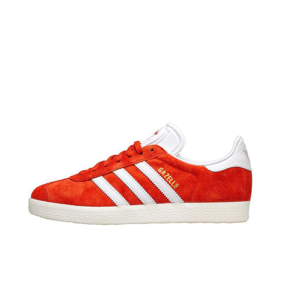 推荐商品：adidas Originals Gazelle II T头鞋 德训鞋 板鞋 轻便舒适防滑耐磨贴合 Orange/White  橘/白