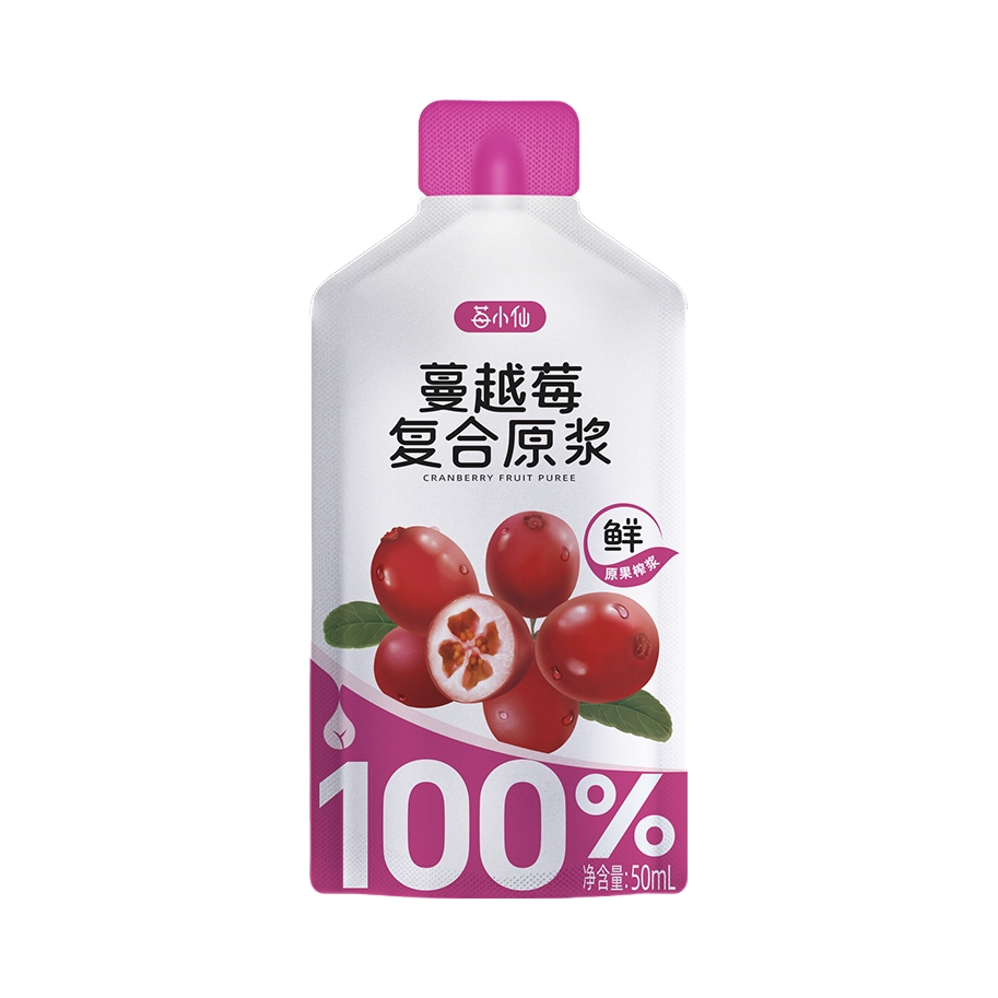 推荐商品：莓小仙 蔓越莓复合原浆 袋装