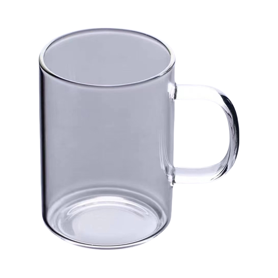 推荐商品：皓璞 纯色系列 450ml 高硼硅材质 带把玻璃杯 BZ-122601