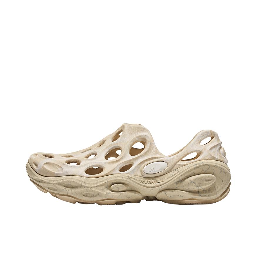 推荐商品：Merrell/迈乐  HYDRO NEXT MOC  毒液3  舒适透气 涉水 防磨 耐磨软底 沙滩  一脚蹬  包头  户外鞋 溯溪鞋 女款/奶茶色