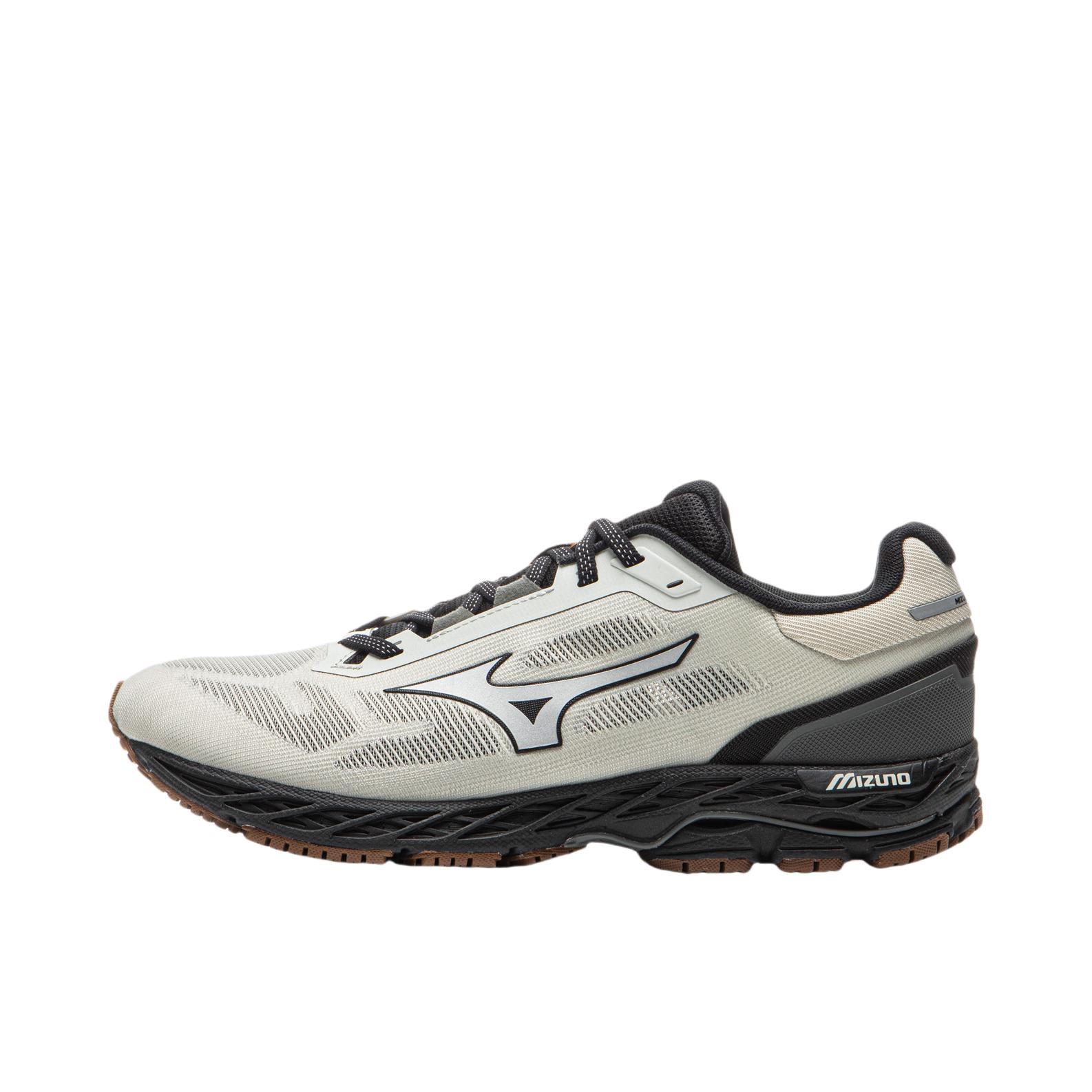推荐商品：Mizuno/美津浓 WAVE ACE 百搭 耐磨 透气 支撑 运动休闲鞋 冷灰色/黑色/银色