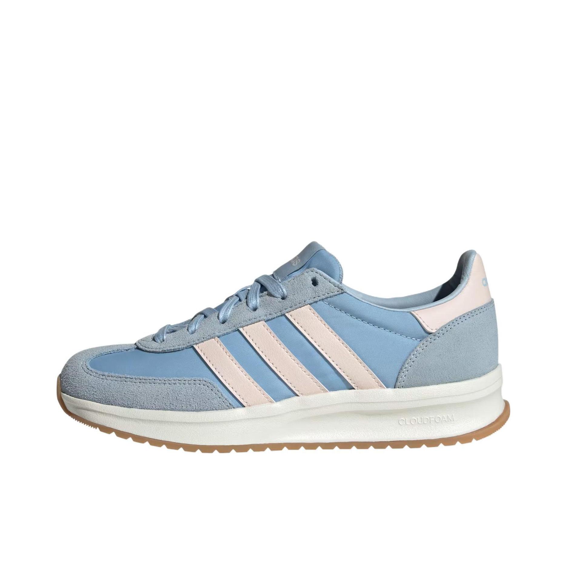 推荐商品：adidas Run 72 跑鞋 健身训练舒适轻便防滑耐磨缓震透气简约百搭 女款/蓝色  