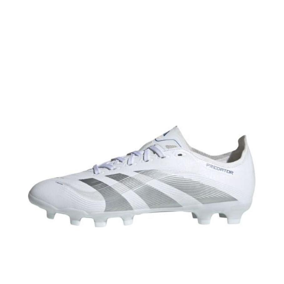 推荐商品：Adidas Predator Accuracy.3 HG/AG 中端 胶质混钉 人草 训练防滑耐磨 足球鞋 白色 