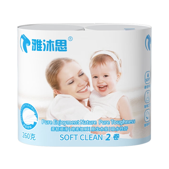 推荐商品：雅沐思 5层 无芯 卷纸 140*140mm/节