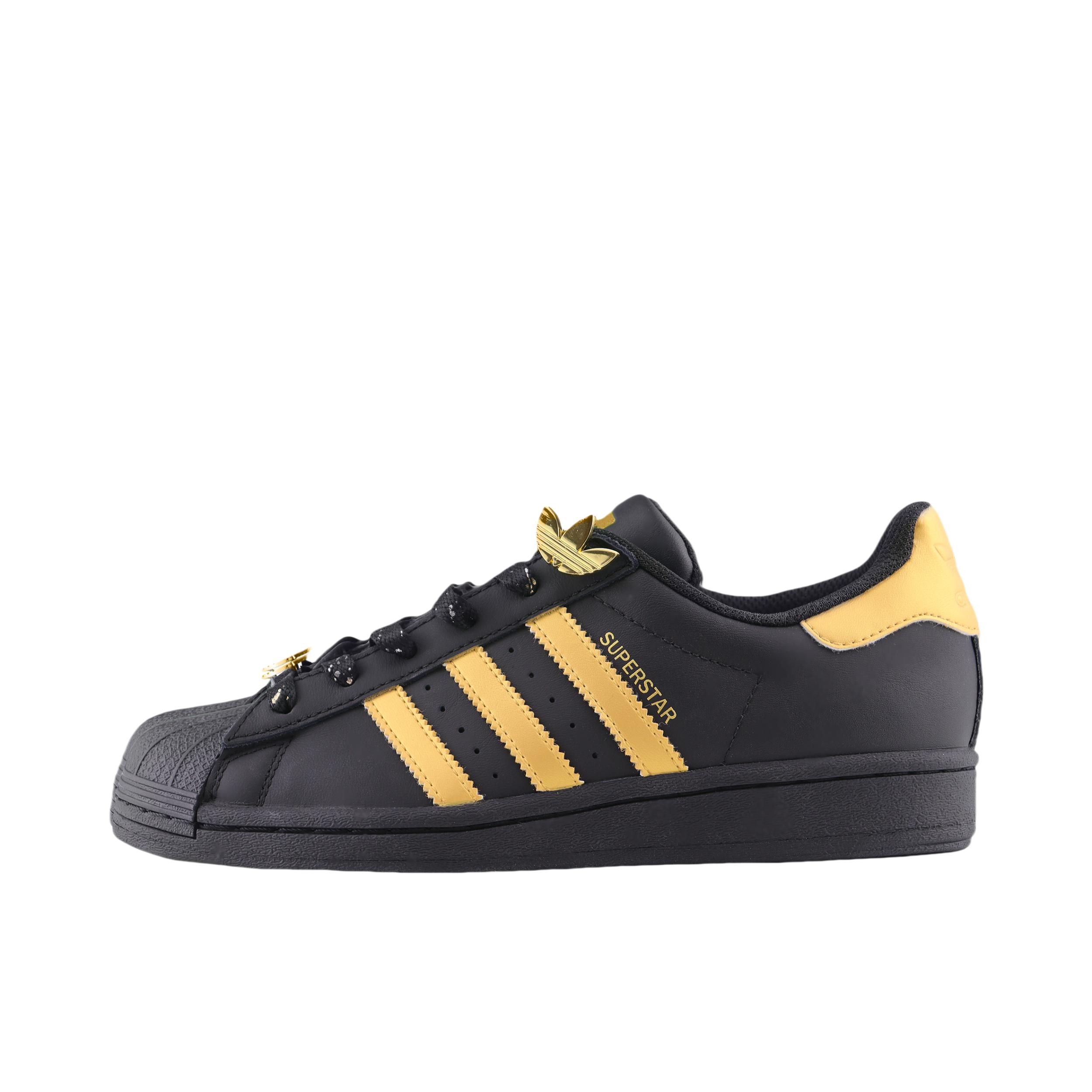 推荐商品：【定制球鞋】 adidas Originals Campus 板鞋 贝壳头防滑耐磨舒适轻便复古百搭 黑色/金色 
