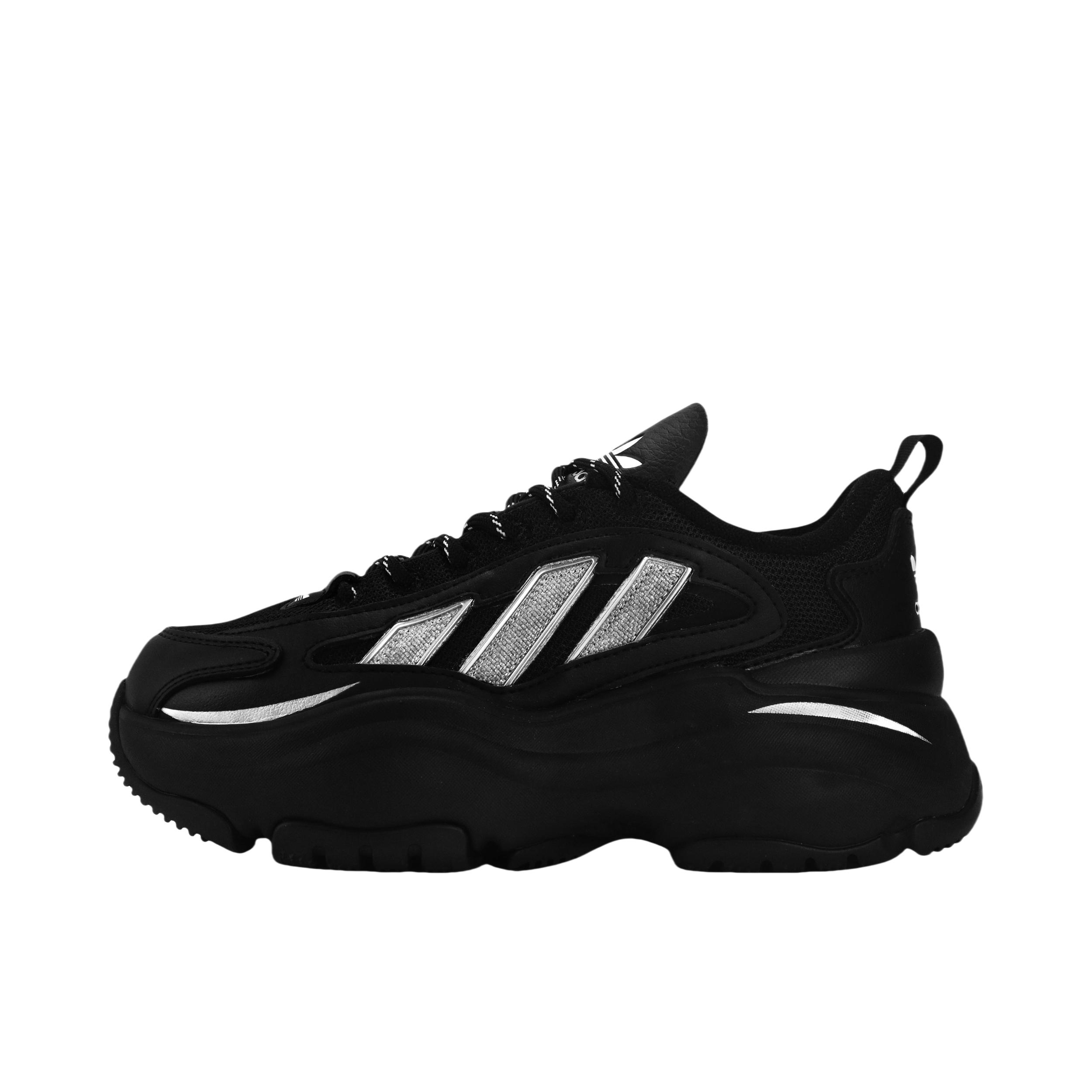 推荐商品：【定制球鞋 】adidas Originals  OZGAIA  百搭简约 时尚潮流 防滑耐磨 舒适减震 轻便 网布 运动休闲鞋 老爹鞋 银色/白色  