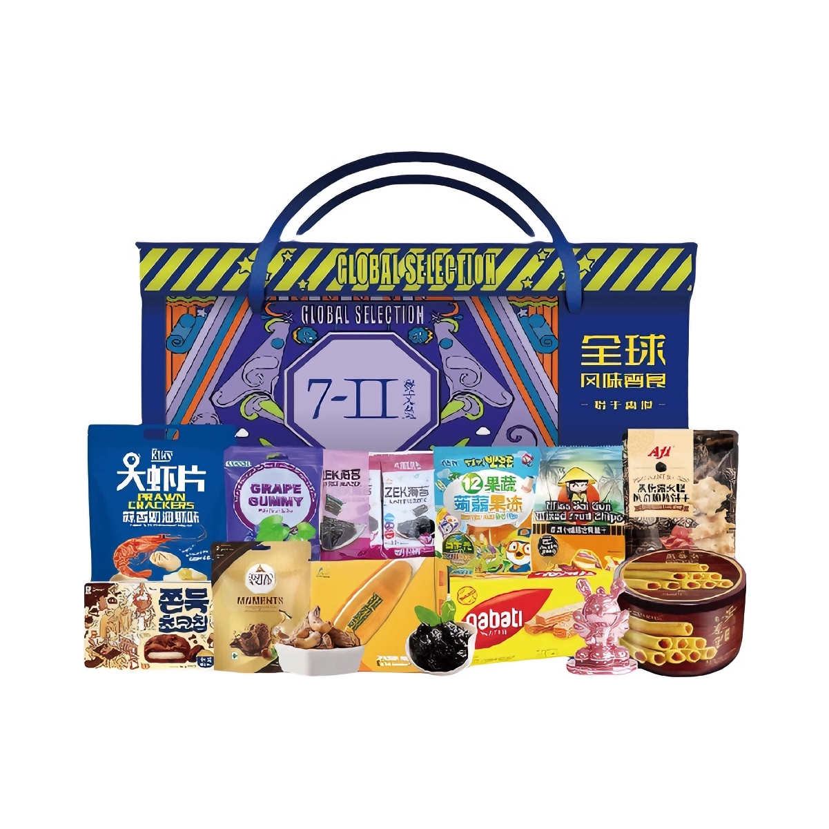 推荐商品：赛文兔 紫气东来 零食礼盒 2083g