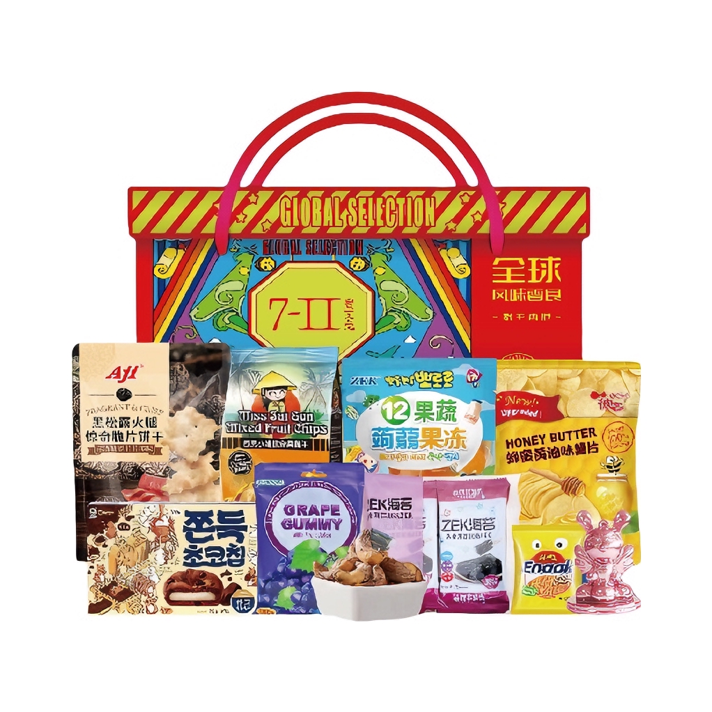 推荐商品：赛文兔 紫气东来 零食礼盒 1206g