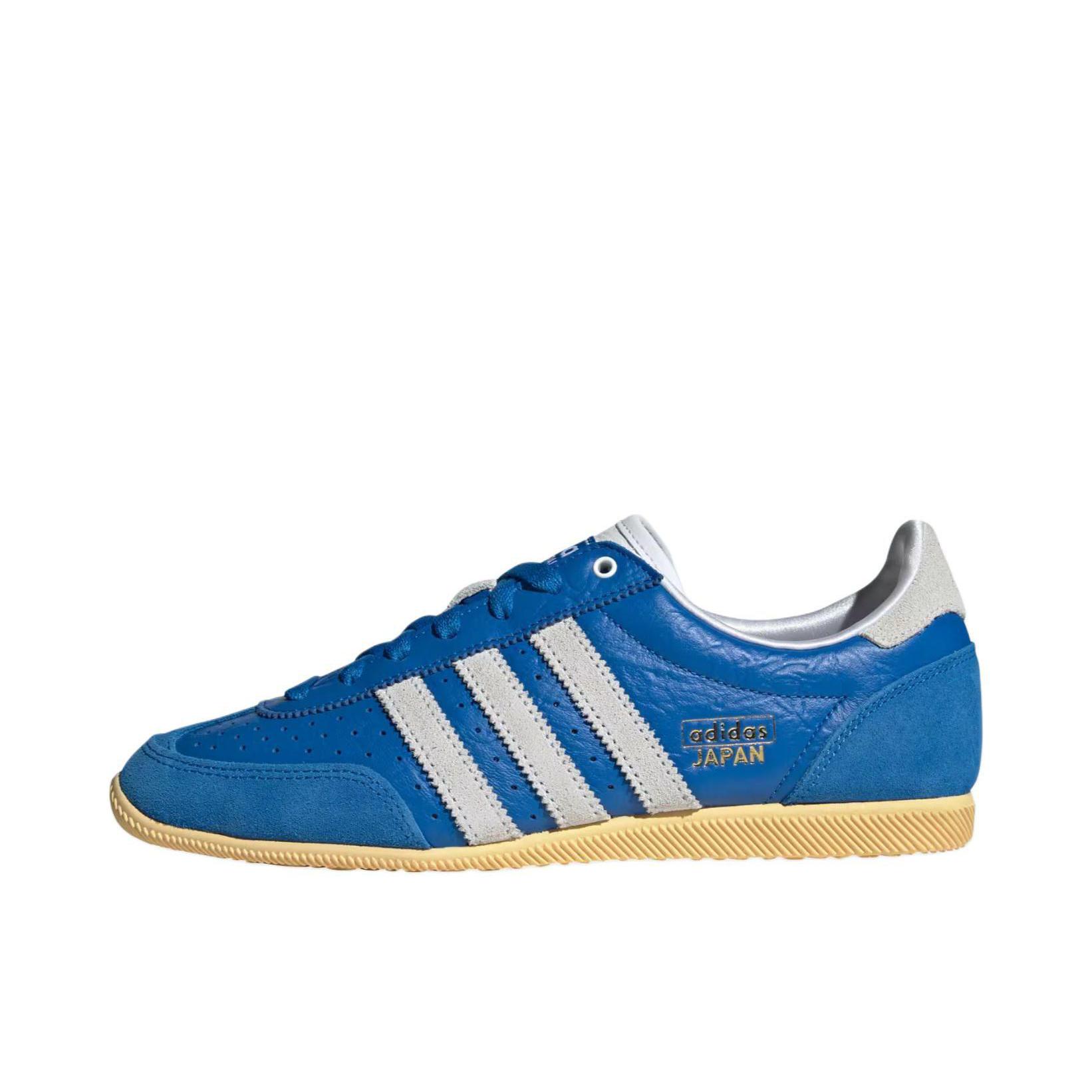 推荐商品：adidas Originals Japan 防滑耐磨 舒适轻便 复古百搭 潮流 T头鞋 薄底鞋 运动休闲鞋 女款/蓝色