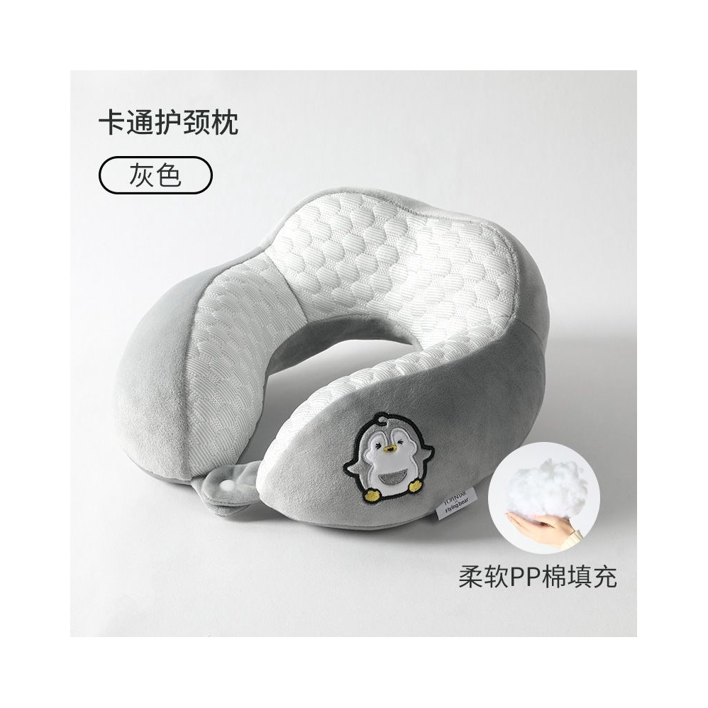 推荐商品：FLYING BEAR 卡通款 U型枕 旅行汽车出差办公室护颈