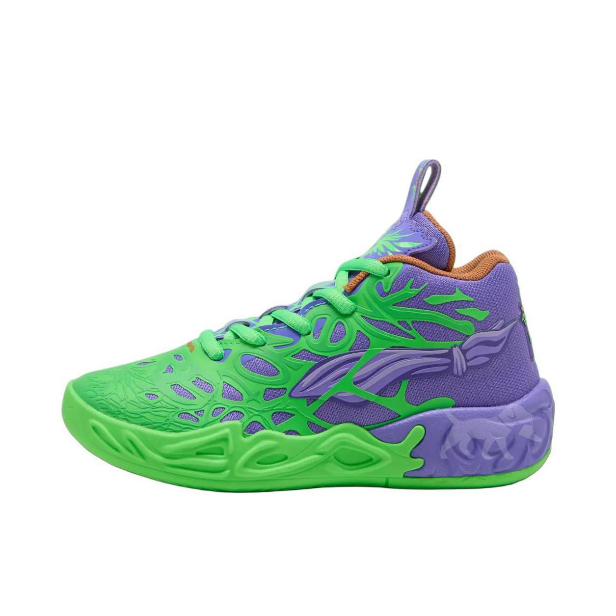 推荐商品：Puma/彪马 MB.04 鲍尔4 防滑耐磨 缓震 舒适透气 篮球鞋 Teenage Mutant Ninja Turtles联名/鸳鸯款/紫色/红色/绿色