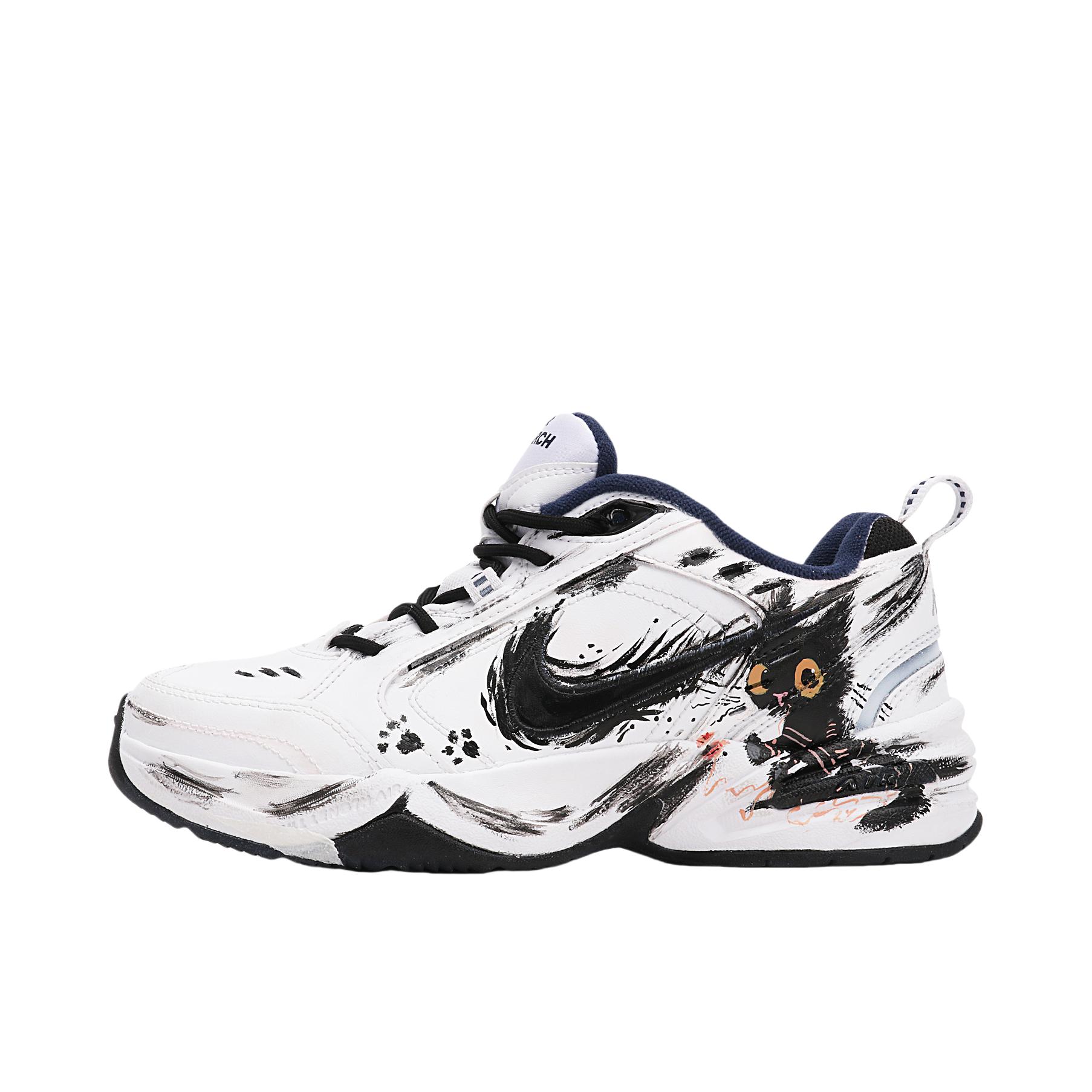推荐商品：【定制球鞋】 Nike Air Monarch IV 运动休闲鞋 轻便支撑防滑耐磨缓震减震时尚复古百搭潮流防水 煤球小猫 