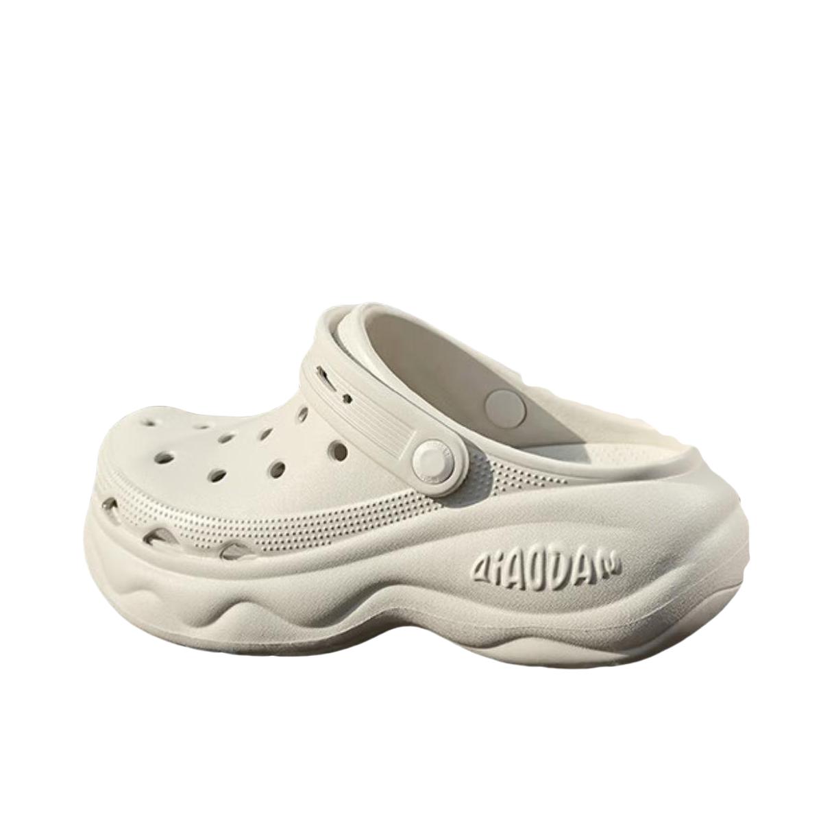 推荐商品：乔丹体育 厚底 轻便 运动 汉堡鞋 拖鞋 QXL112252435R 女款/沙丘色