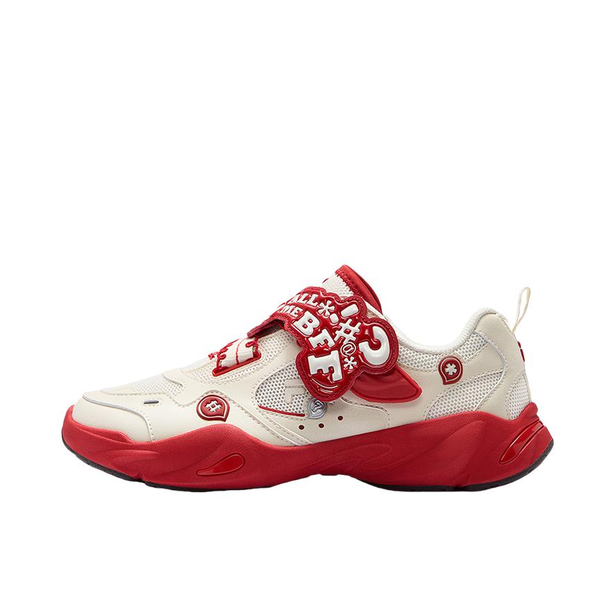 推荐商品：FILA/斐乐 EVA SLIM 百搭 减震 低帮 厚底 水滴鞋 运动休闲鞋 女款/古白色/复古红