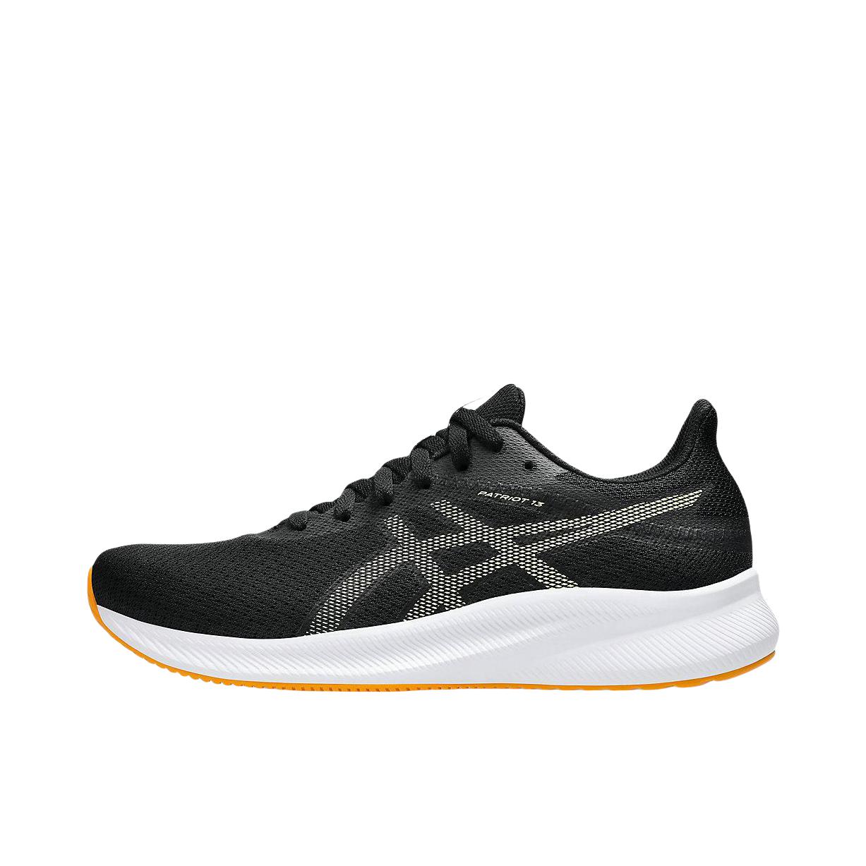 推荐商品：Asics/亚瑟士 Patriot 13 跑鞋 防滑耐磨减震舒适透气回弹耐用 黑色/黄色