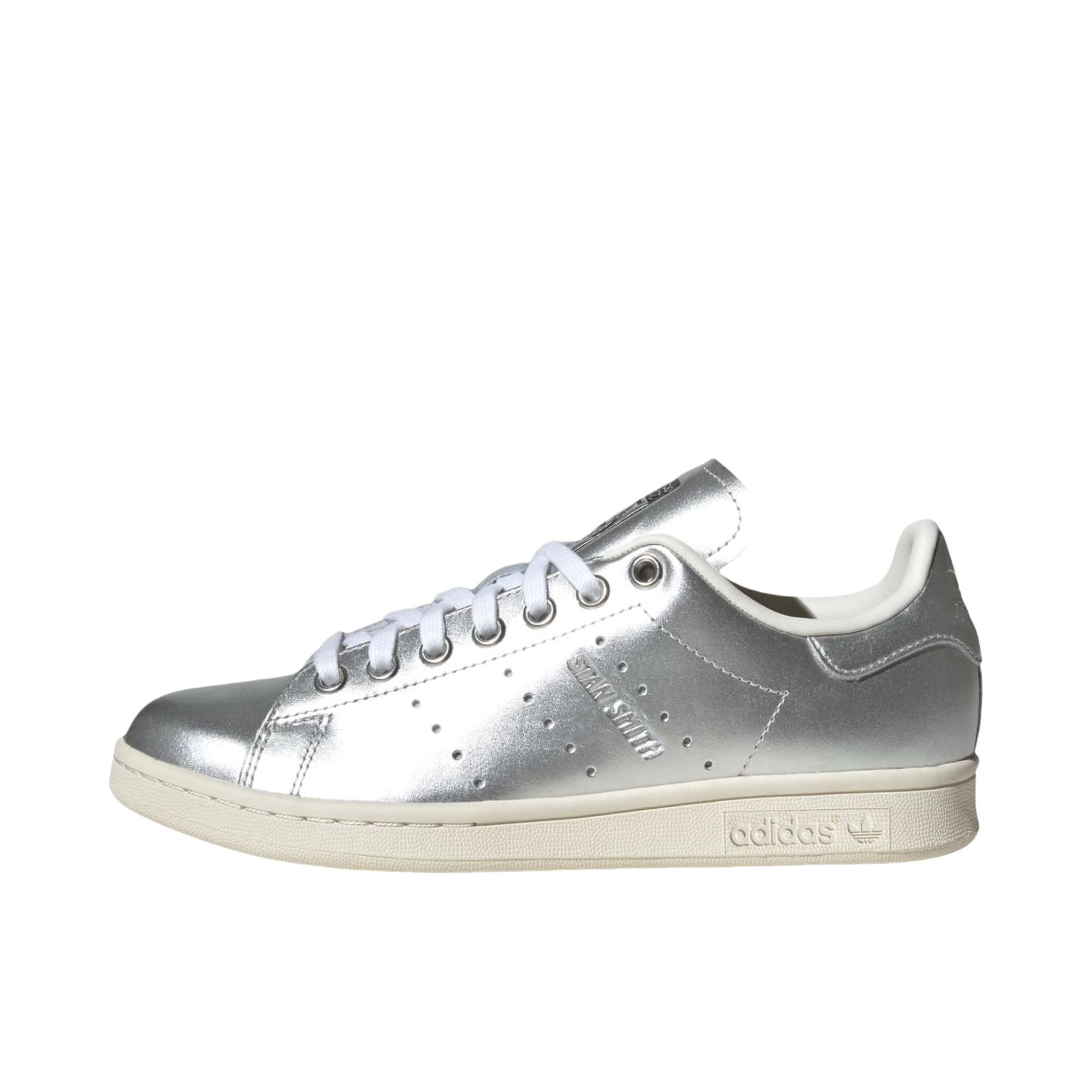 推荐商品：adidas Originals Stan Smith 板鞋 减震透气轻便低帮包裹性 女款/银色